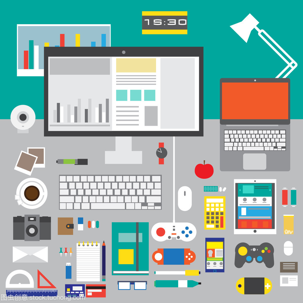 平面設(shè)計(jì)中矢量圖概念圖標(biāo)的設(shè)置、技術(shù)開(kāi)發(fā)與管理要素及技術(shù)服務(wù)